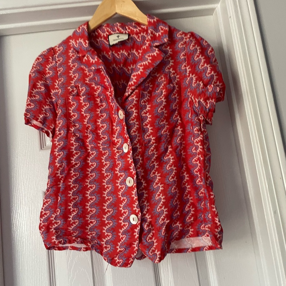Tuckernuck Linen Red Pattern Set - Picture 4 of 15